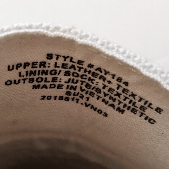 J. Crew Black & White Espadrilles With Leather Cap Toe | 6.5 - Picture 12 of 15